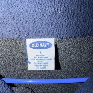 Old Navy Charcoal and Indigo Knit Top